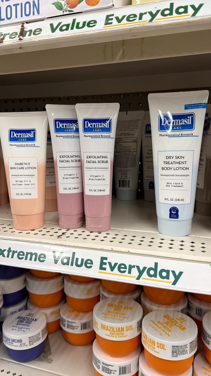 Cremas y exfoliantes Dermasil