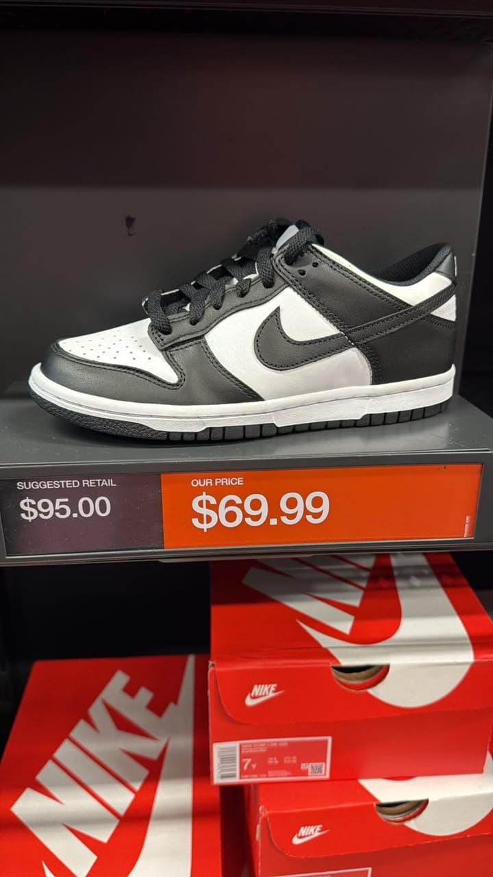 Zapatillas Nike Dunk Low blanco y negro