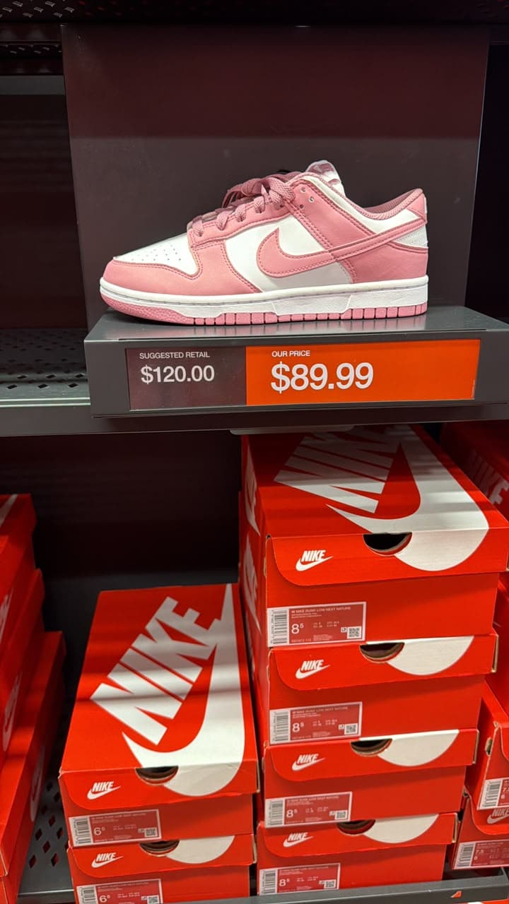 Zapatillas Nike Dunk Low rosadas
