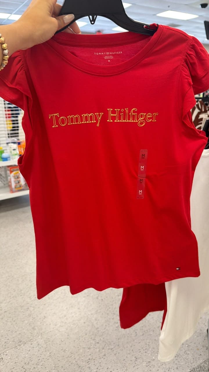 Camiseta roja Tommy Hilfiger