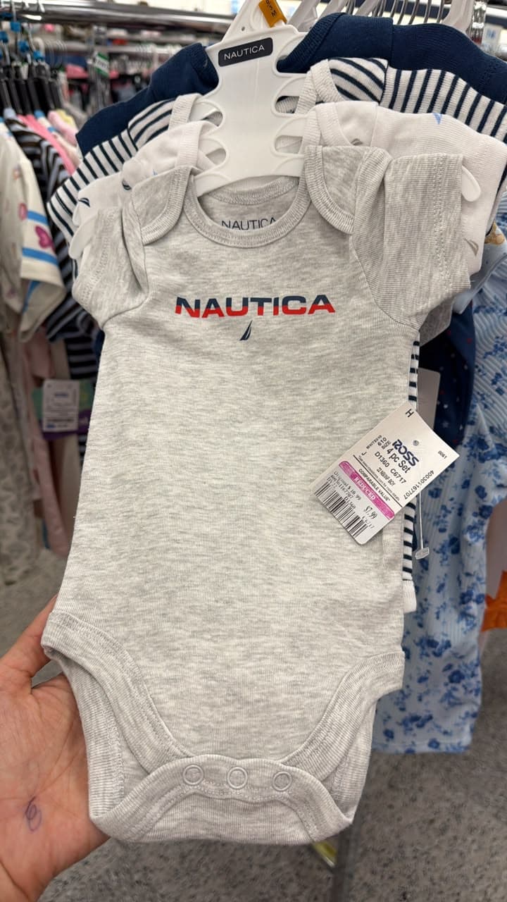 Set de bodies Nautica para bebé