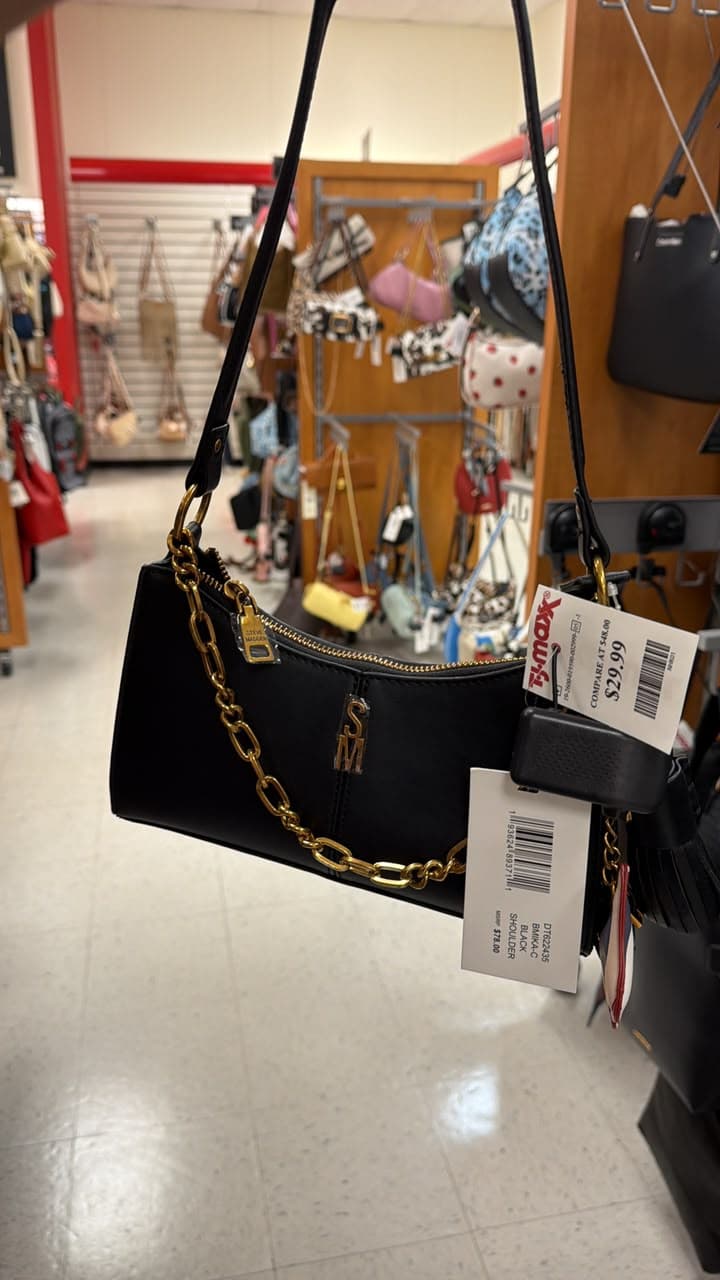Bolso de hombro Steve Madden negro