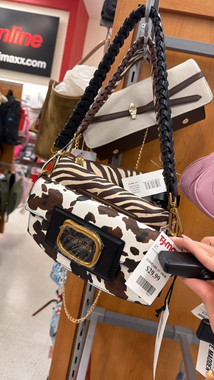Bolso Steve Madden estampado animal