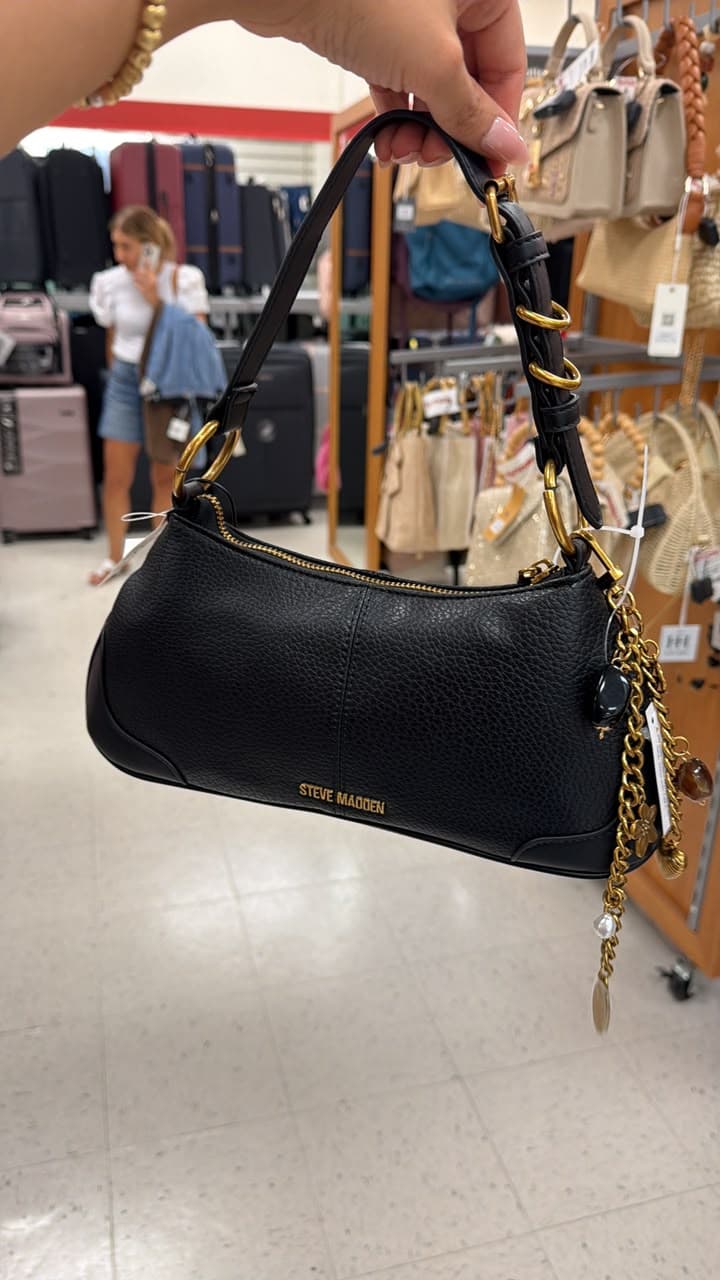 Bolso de hombro Steve Madden negro